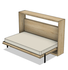 COLZZA Horizontal Single Wallbed