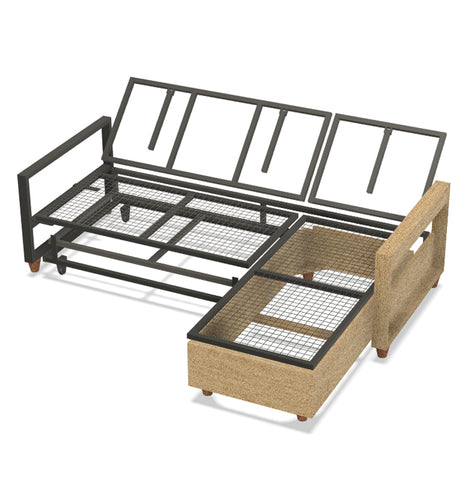 COLZZA Sofa Bed Mechanism – Three Seater with Storage