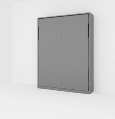 KONVERTO NEO Series – Vertical Wall Bed Queen Size Gothic Gre
