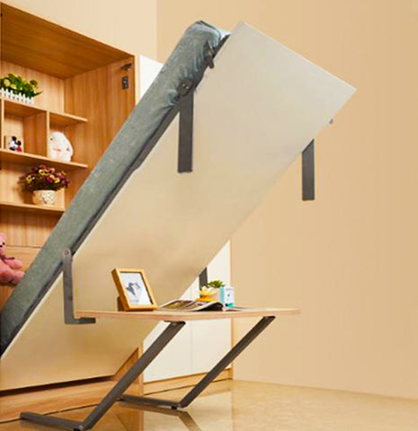 KONVERTO Single Wall Bed with Desk
