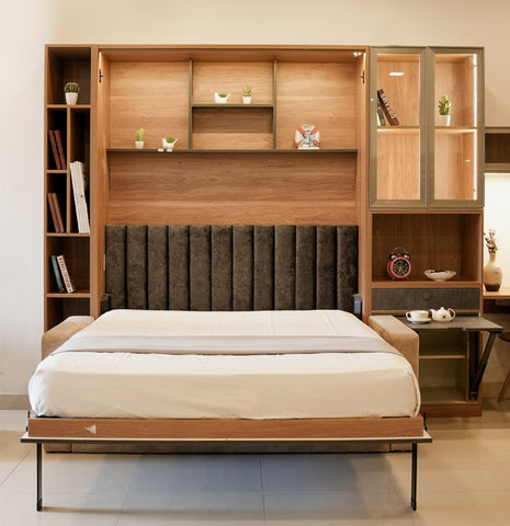 KONVERTO Pro Series Vertical Wall bed Queen With Sofa
