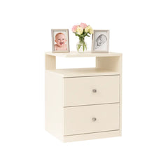 Bedside Table with Display Shelf