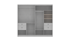 2 Door Sliding Wardrobe- Premium Style Success