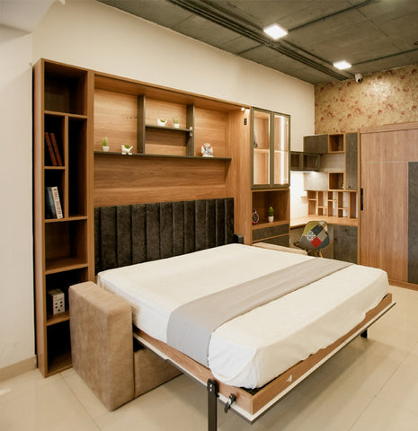 KONVERTO Pro Series Vertical Wall bed Queen With Sofa