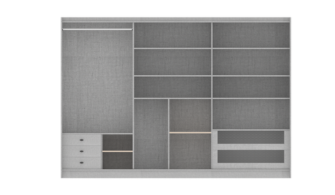 3 Door Sliding Wardrobe- Premium Style Success