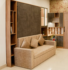 KONVERTO Pro Series Vertical Wall bed Queen With Sofa