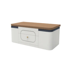 Butterfly Coffee Table Set with 4 Cushioned Stools
