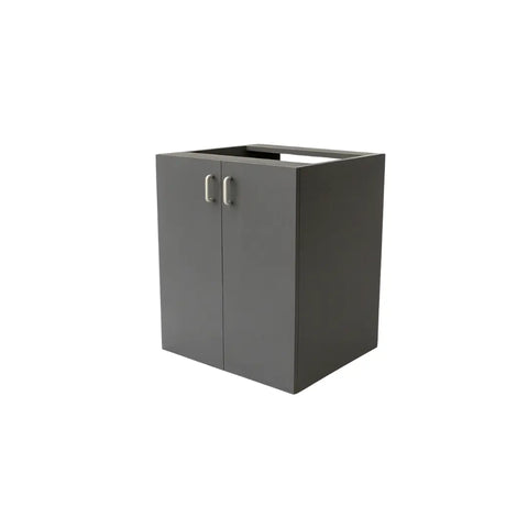 Matte Black Bathroom Vanity Base Cabinet