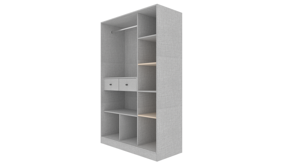 Hinged Wardrobe - Men + Full Shelves
